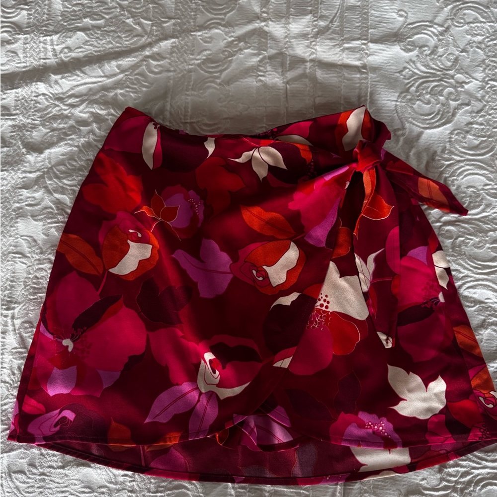 DR2 Tropical/Floral Mini Skort - Size S